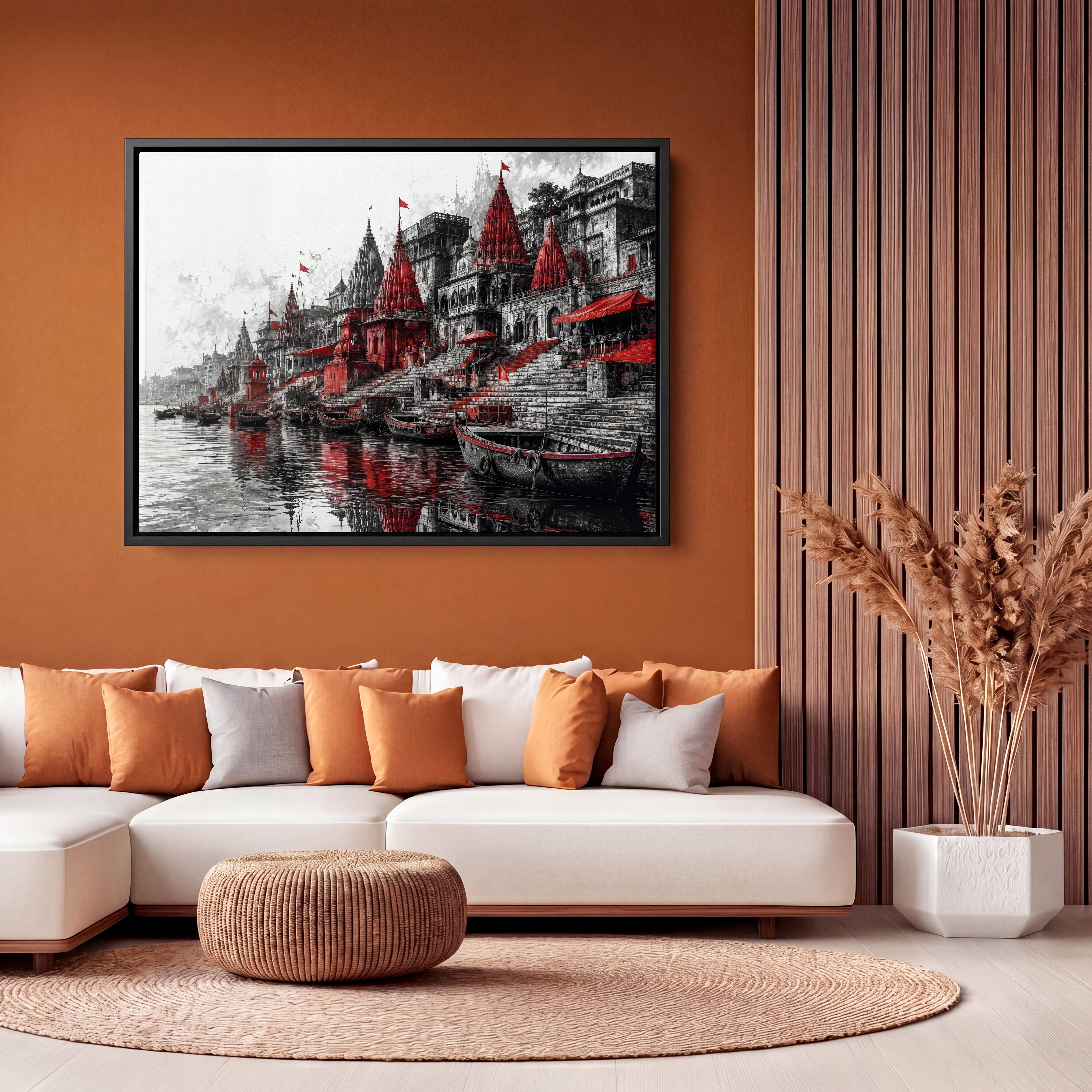 3:4 Vertical Sizes (Copy-paste ready) - Bring divine elegance into your home with our Royal Krishna Canvas Wall Art. Crafted