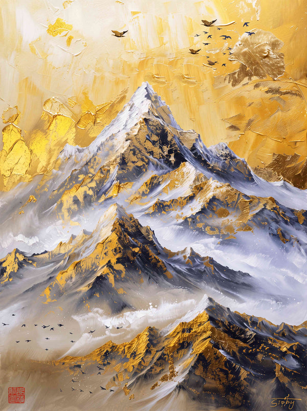 Gold Foil Wall Art
